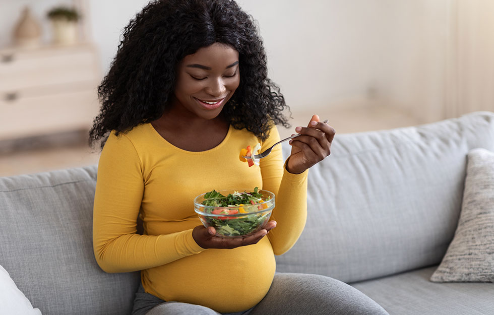 Good eating habits during your pregnancy is a great help to staying healthy.